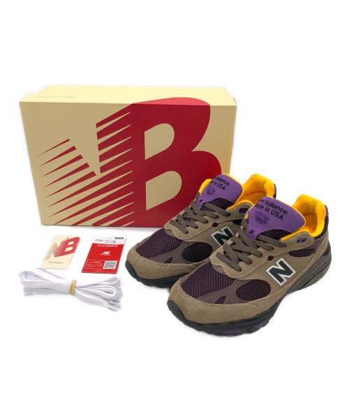 NEW BALANCE（ニューバランス）NEW BALANCE (ニューバランス) ローカットスニーカー ブラウン×ブラック×ネイビ-×イエロー サイズ:27.5㎝の古着・服飾アイテム