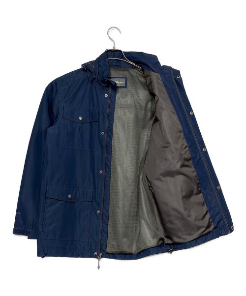 Eddie Bauer（エディーバウアー）Eddie Bauer (エディーバウアー) フーデッドジャケット ネイビー サイズ:SIZE Sの古着・服飾アイテム