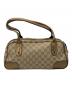 GUCCI (グッチ) プリンシー GGミニボストンバッグ ベージュ×ゴールド：45000円