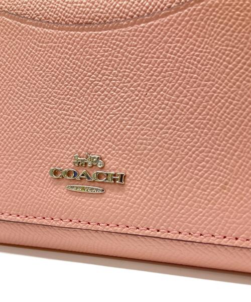 COACH（コーチ）COACH (コーチ) 長財布 ピンクの古着・服飾アイテム