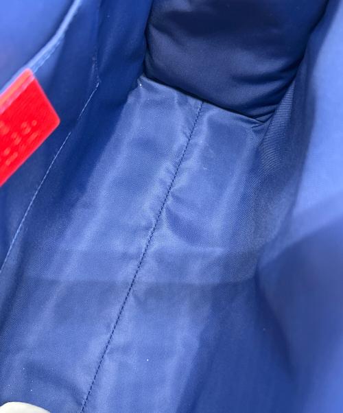 GUCCI（グッチ）GUCCI (グッチ) ハンドバッグ レッド×ネイビーの古着・服飾アイテム