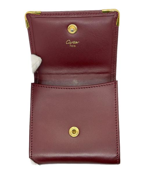 Cartier（カルティエ）Cartier (カルティエ) コインケース ボルドーの古着・服飾アイテム