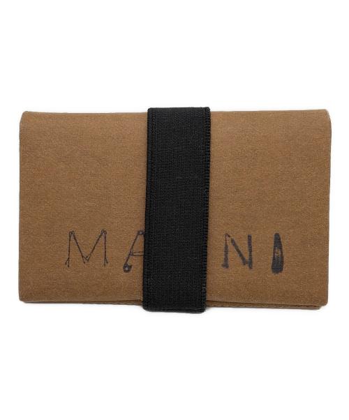 MARNI（マルニ）MARNI (マルニ) カードケース ブラウンの古着・服飾アイテム