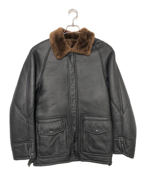 Schott（ショット）Schott (ショット) ムートンジャケット ブラック サイズ:SIZE 36の古着・服飾アイテム