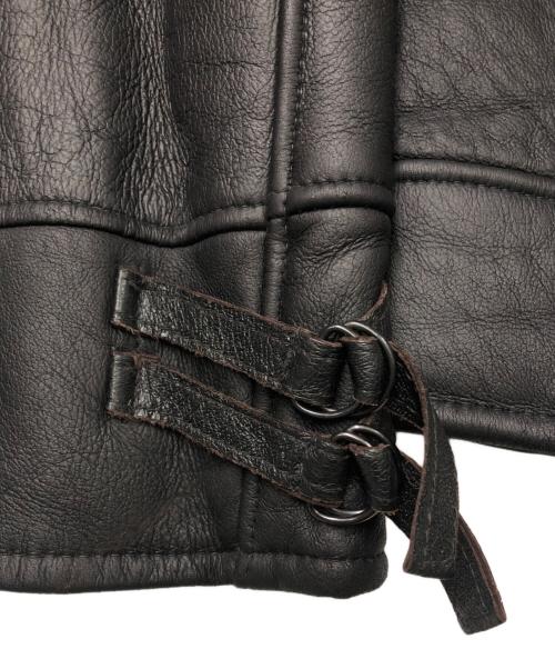 Schott（ショット）Schott (ショット) ムートンジャケット ブラック サイズ:SIZE 36の古着・服飾アイテム