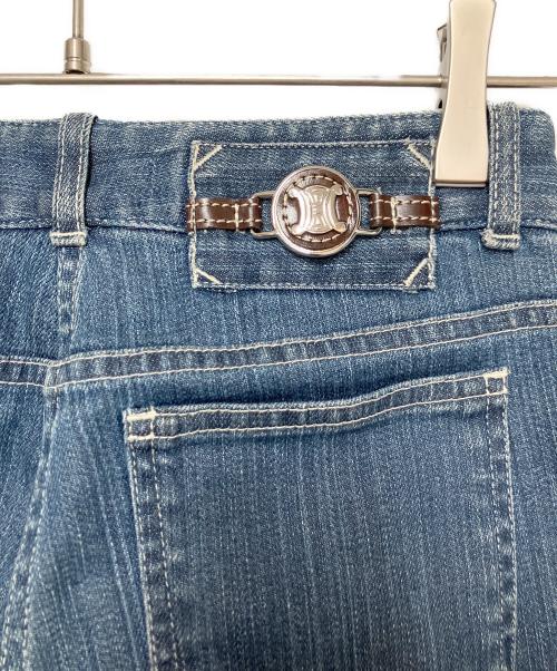 CELINE（セリーヌ）CELINE (セリーヌ) フレアデニムパンツ ブルー サイズ:SIZE 34の古着・服飾アイテム