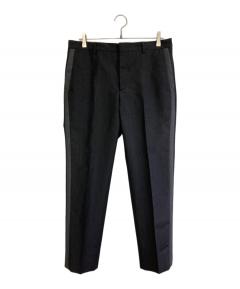 中古・古着通販】PRADA (プラダ) ウールスラックス ブラック サイズ