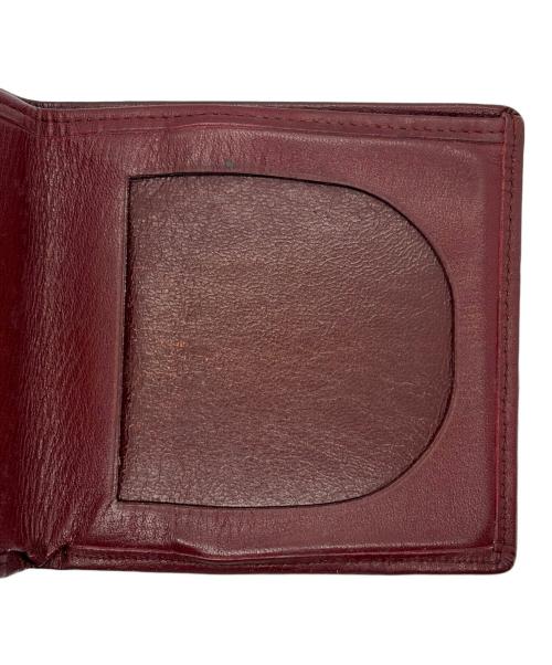 Cartier（カルティエ）Cartier (カルティエ) 札入れ ボルドーの古着・服飾アイテム