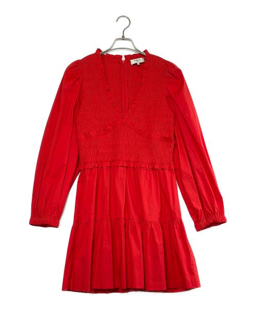 sea NEW YORK（シー ニューヨーク）Sea NEW YORK (シー ニューヨーク) 長袖ワンピース レッド サイズ:SIZE 2（M）の古着・服飾アイテム