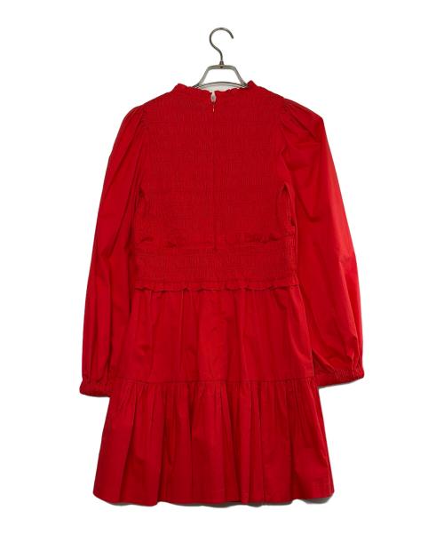 sea NEW YORK（シー ニューヨーク）Sea NEW YORK (シー ニューヨーク) 長袖ワンピース レッド サイズ:SIZE 2（M）の古着・服飾アイテム
