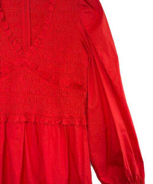 sea NEW YORK（シー ニューヨーク）Sea NEW YORK (シー ニューヨーク) 長袖ワンピース レッド サイズ:SIZE 2（M）の古着・服飾アイテム