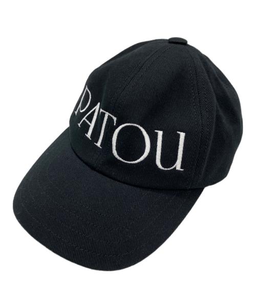 patou（パトゥ）patou (パトゥ) コットンパトゥキャップ ブラック×ホワイト サイズ:Sの古着・服飾アイテム