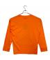 Vivienne Westwood man (ヴィヴィアン ウェストウッド マン) ロングスリーブカットソー オレンジ×ブラック サイズ:SIZE 46 未使用品：12000円
