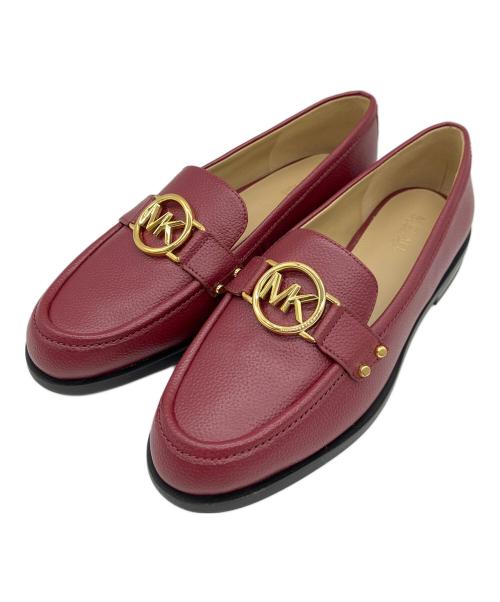 MICHAEL KORS（マイケル・コース）MICHAEL KORS (マイケル・コース) ローファー レッド×ゴールド サイズ:SIZE 6.5の古着・服飾アイテム