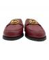中古・古着 MICHAEL KORS (マイケル・コース) ローファー レッド×ゴールド サイズ:SIZE 6.5：9000円