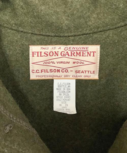 FILSON GARMENT（フィルソン ガーメント）FILSON GARMENT (フィルソン ガーメント) カバーオール グリーン サイズ:SIZE 38（M）の古着・服飾アイテム