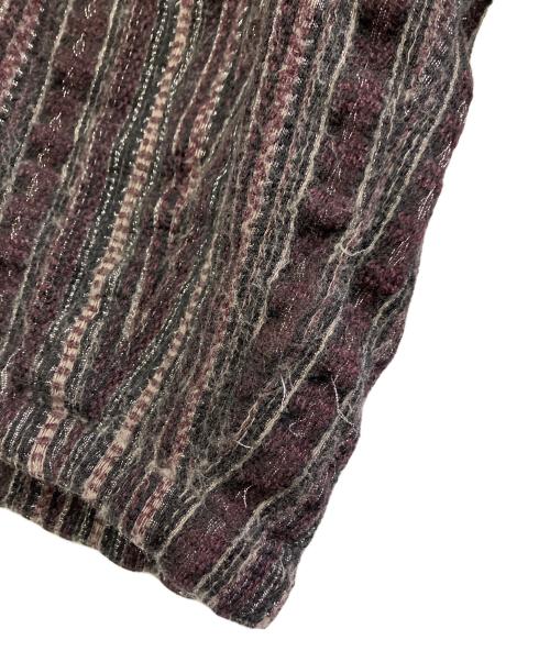 Needles（ニードルズ）Needles (ニードルズ) ジャガード ヒザデルパンツ パープル×ブラック サイズ:Sの古着・服飾アイテム