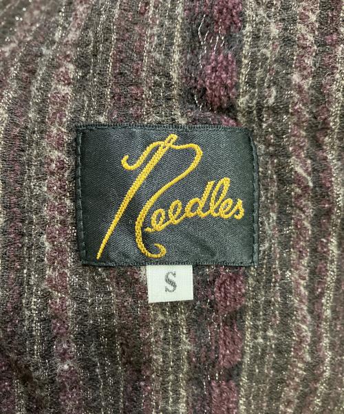 Needles（ニードルズ）Needles (ニードルズ) ジャガード ヒザデルパンツ パープル×ブラック サイズ:Sの古着・服飾アイテム