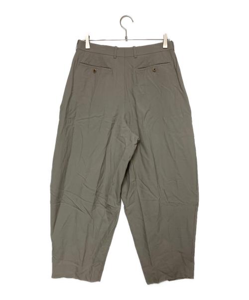 LAD MUSICIAN（ラッドミュージシャン）LAD MUSICIAN (ラッドミュージシャン) Gather Wide Slacks グレー サイズ:SIZE 44の古着・服飾アイテム