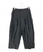 LAD MUSICIANラッドミュージシャン）の古着「3TUCK WIDE SLACKS」｜ダークグレー