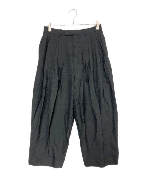 LAD MUSICIAN（ラッドミュージシャン）LAD MUSICIAN (ラッドミュージシャン) 3TUCK WIDE SLACKS ダークグレー サイズ:SIZE 42の古着・服飾アイテム