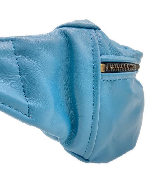 VANSON（バンソン）VANSON (バンソン) BACKDROP (バックドロップ) 別注ボディーバッグ ブルーの古着・服飾アイテム