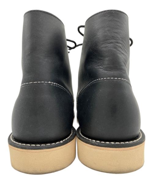 RED WING（レッドウィング）RED WING (レッドウィング) プレーントゥブーツ ブラック サイズ:26㎝の古着・服飾アイテム