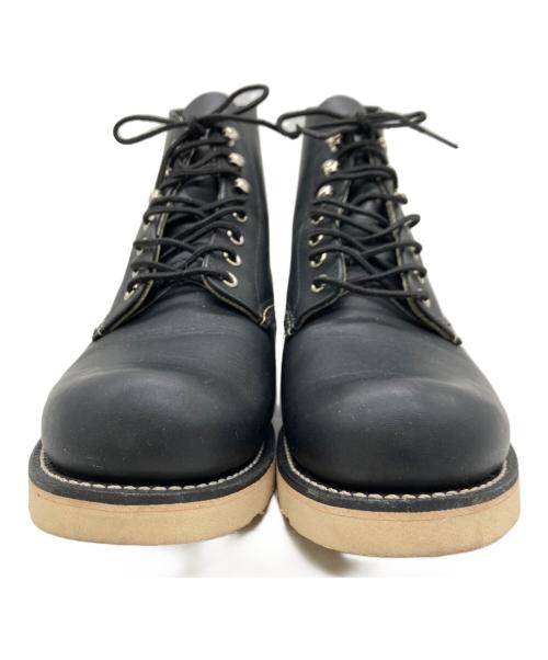 RED WING（レッドウィング）RED WING (レッドウィング) プレーントゥブーツ ブラック サイズ:26㎝の古着・服飾アイテム