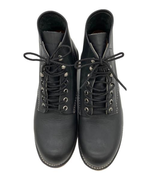 RED WING（レッドウィング）RED WING (レッドウィング) プレーントゥブーツ ブラック サイズ:26㎝の古着・服飾アイテム
