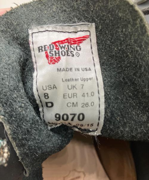 RED WING（レッドウィング）RED WING (レッドウィング) プレーントゥブーツ ブラック サイズ:26㎝の古着・服飾アイテム