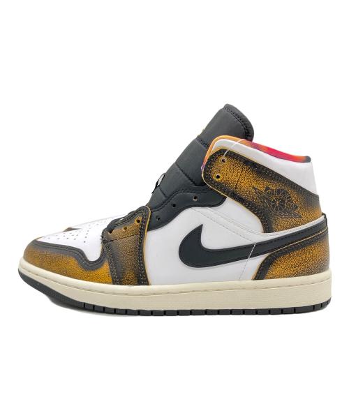 NIKE（ナイキ）NIKE (ナイキ) AIR JORDAN 1 MID SE ホワイト×ブラック サイズ:26.5㎝の古着・服飾アイテム