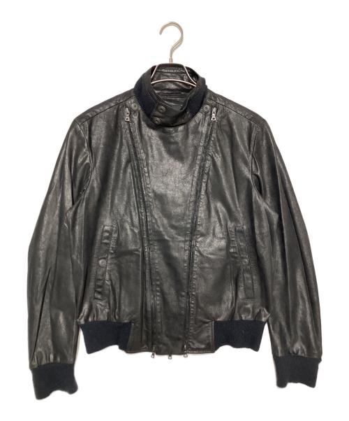 Y's（ワイズ）Y's (ワイズ) ラムレザージャケット ブラック サイズ:SIZE 3の古着・服飾アイテム