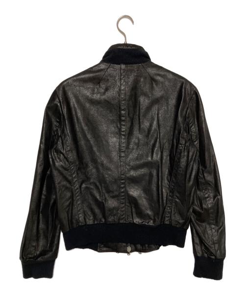 Y's（ワイズ）Y's (ワイズ) ラムレザージャケット ブラック サイズ:SIZE 3の古着・服飾アイテム