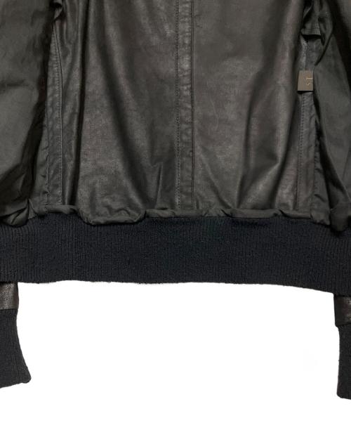 Y's（ワイズ）Y's (ワイズ) ラムレザージャケット ブラック サイズ:SIZE 3の古着・服飾アイテム