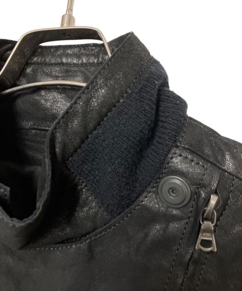 Y's（ワイズ）Y's (ワイズ) ラムレザージャケット ブラック サイズ:SIZE 3の古着・服飾アイテム