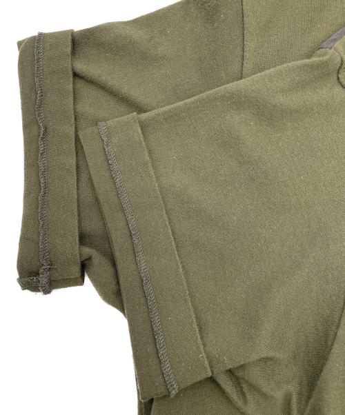 YOHJI YAMAMOTO（ヨウジヤマモト）YOHJI YAMAMOTO (ヨウジヤマモト) 半袖カットソー オリーブ サイズ:３の古着・服飾アイテム