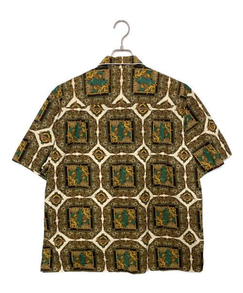 SUPREME（シュプリーム）Supreme (シュプリーム) 総柄半袖シャツ ブラウン サイズ:XLの古着・服飾アイテム