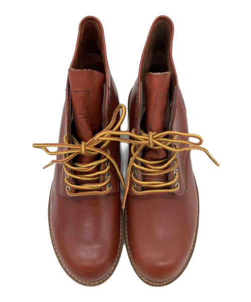 RED WING（レッドウィング）RED WING (レッドウィング) 6インチ ラウンドトゥ ブーツ ブラウン サイズ:27㎝の古着・服飾アイテム