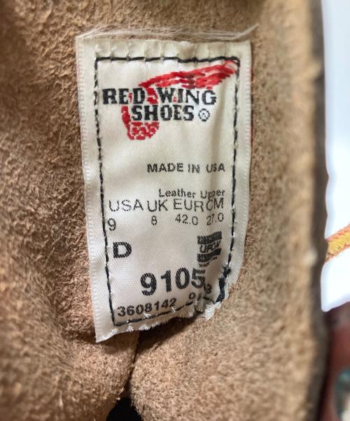 RED WING（レッドウィング）RED WING (レッドウィング) 6インチ ラウンドトゥ ブーツ ブラウン サイズ:27㎝の古着・服飾アイテム