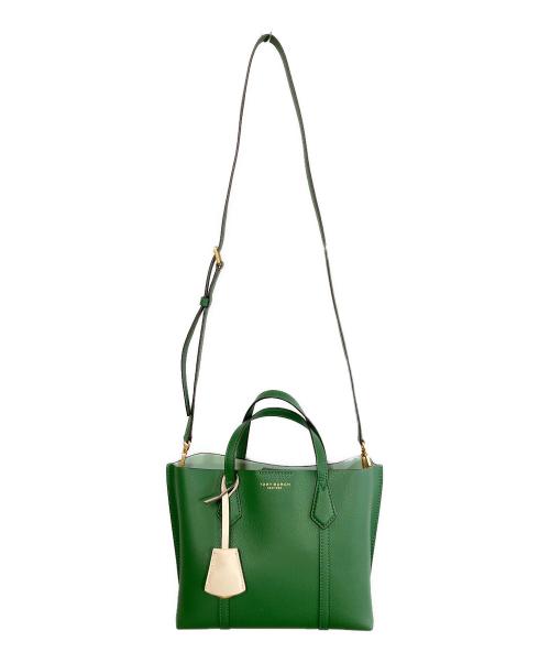 TORY BURCH（トリーバーチ）TORY BURCH (トリーバーチ) 2WAYバッグ グリーンの古着・服飾アイテム