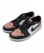 NIKEナイキ）の古着「ローカットスニーカー」｜ピンク×ブラック×ホワイト