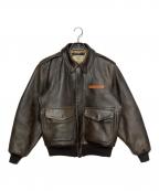 AVIREXアヴィレックス）の古着「A2フライトジャケット」｜ダークブラウン