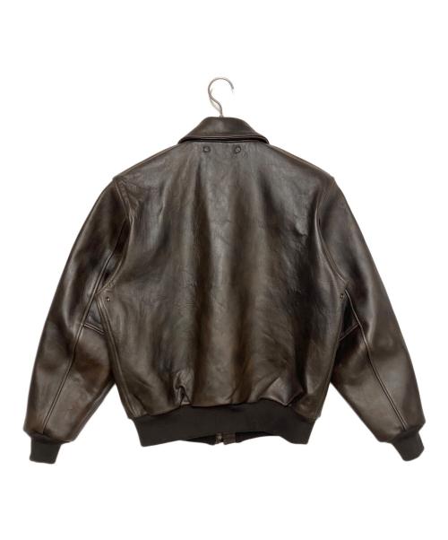 AVIREX（アヴィレックス）AVIREX (アヴィレックス) A2フライトジャケット ダークブラウン サイズ:SIZE 38の古着・服飾アイテム