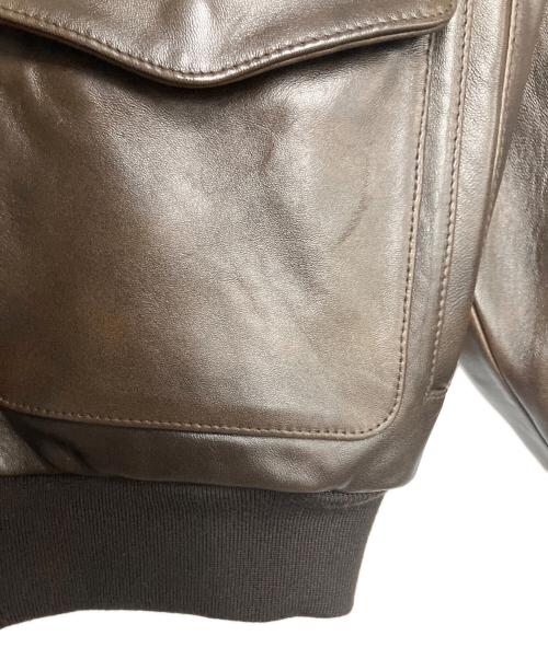 AVIREX（アヴィレックス）AVIREX (アヴィレックス) A2フライトジャケット ダークブラウン サイズ:SIZE 38の古着・服飾アイテム