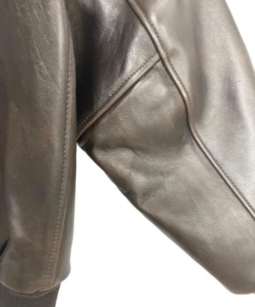 AVIREX（アヴィレックス）AVIREX (アヴィレックス) A2フライトジャケット ダークブラウン サイズ:SIZE 38の古着・服飾アイテム