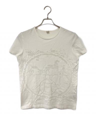 HERMES 　Tシャツ　 Mサイズ　新品未使用 中古・古着通販】HERMES (エルメス) 半袖Tシャツ ホワイト サイズ:SIZE