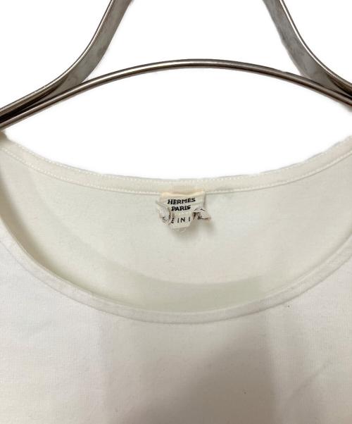 HERMES（エルメス）HERMES (エルメス) 半袖Tシャツ ホワイト サイズ:SIZE 40の古着・服飾アイテム