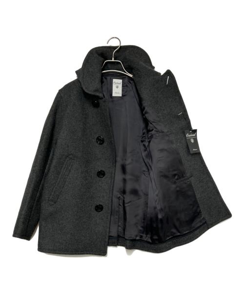 ORCIVAL（オーシバル）ORCIVAL (オーシバル) フード付きメルトンシングルピーコート グレー サイズ:SIZE 1（S) 未使用品の古着・服飾アイテム