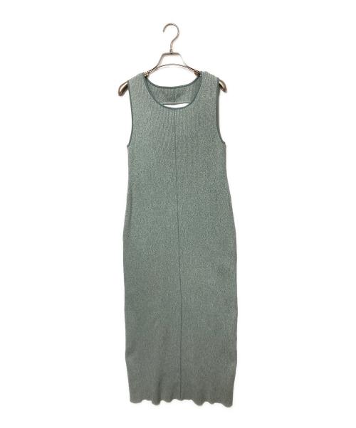 LAGUNA MOON（ラグナムーン）LAGUNA MOON (ラグナムーン) スウェットワンピース 黄緑 サイズ:Sの古着・服飾アイテム