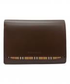 BURBERRYバーバリー）の古着「2つ折り財布」｜ブラウン